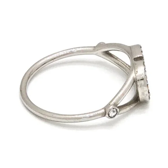 Dior Clair D Lune Clair de Lune Ring L White Crystal CD Signature - Picture 7 of 9